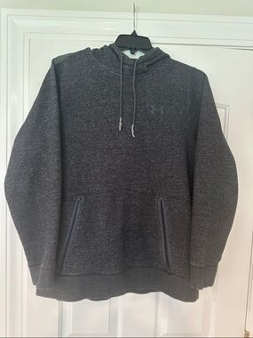 Under Armour Men's Charcoal Heather Hooded Pullover